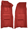 Molded Loop Front Interior Carpet for 1968 Chevrolet Corvette Coupe and Roadster [Automatic, Mass Backing, Red] - image 1