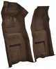 Molded Loop Front Interior Carpet for 1968 Chevrolet Corvette Coupe and Roadster [Automatic, Mass Backing, Dark Brown] - image 2