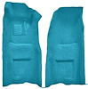 Molded Loop Front Interior Carpet for 1968 Chevrolet Corvette Coupe and Roadster [Automatic, Mass Backing, Bright Blue] - image 1