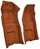 Molded Loop Front Interior Carpet for 1968 Chevrolet Corvette Coupe and Roadster [Automatic, Mass Backing, Burnt Orange] - image 2