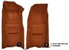 Molded Loop Front Interior Carpet for 1968 Chevrolet Corvette Coupe and Roadster [4-Speed, OE-Style Jute Backing, Burnt Orange] - image 4