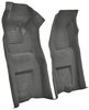 Molded Loop Front Interior Carpet for 1968 Chevrolet Corvette Coupe and Roadster [4-Speed, OE-Style Jute Backing, Gunmetal Gray] - image 2