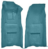 Molded Loop Front Interior Carpet for 1968 Chevrolet Corvette Coupe and Roadster [4-Speed, Mass Backing, Medium Blue] - image 1