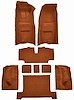 Molded Loop Complete Interior Carpet for 1968 Chevy Corvette Coupe & Roadster [Automatic, OE-Style Jute Backing, Burnt Orange] - image 1
