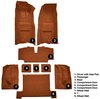 Molded Loop Complete Interior Carpet for 1968 Chevy Corvette Coupe & Roadster [Automatic, OE-Style Jute Backing, Burnt Orange] - image 4