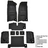 Molded Loop Complete Interior Carpet for 1968 Chevrolet Corvette Coupe & Roadster [Automatic, Mass Backing, Black] - image 4