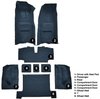 Molded Loop Complete Interior Carpet for 1968 Chevrolet Corvette Coupe & Roadster [Automatic, Mass Backing, Dark Blue] - image 4