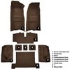 Molded Loop Complete Interior Carpet for 1968 Chevrolet Corvette Coupe & Roadster [Automatic, Mass Backing, Dark Brown] - image 4