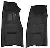 Molded Loop Front Interior Carpet for 1969 Chevrolet Corvette Coupe and Roadster [Automatic, Mass Backing, Black] - image 1