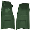 Molded Loop Front Interior Carpet for 1969 Chevrolet Corvette Coupe and Roadster [Automatic, Mass Backing, Dark Green] - image 1