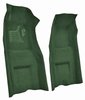 Molded Loop Front Interior Carpet for 1969 Chevrolet Corvette Coupe and Roadster [Automatic, Mass Backing, Dark Green] - image 2