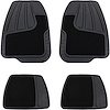 Carpet/Rubber Floor Mats Black - image 1
