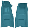 Molded Loop Front Interior Carpet for 1969 Chevrolet Corvette Coupe and Roadster [Automatic, Mass Backing, Medium Blue] - image 1