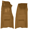 Molded Loop Front Interior Carpet for 1969 Chevy Corvette Coupe and Roadster [Automatic, Mass Backing, Medium Saddle] - image 1