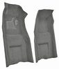Molded Loop Front Interior Carpet for 1969 Chevy Corvette Coupe and Roadster [Automatic, Mass Backing, Gunmetal Gray] - image 2