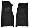 Molded Loop Front Interior Carpet for 1969-1970 Chevy Corvette Coupe and Roadster [Automatic, Mass Backing, Black] - image 1