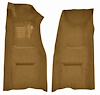 Molded Loop Front Interior Carpet for 1969-1970 Chevy Corvette Coupe and Roadster [Automatic, Mass Backing, Medium Saddle] - image 1