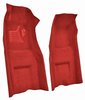 Molded Loop Front Interior Carpet for 1969 Chevrolet Corvette Coupe and Roadster [4-Speed, Mass Backing, Red] - image 2