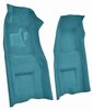 Molded Loop Front Interior Carpet for 1969 Chevrolet Corvette Coupe and Roadster [4-Speed, Mass Backing, Medium Blue] - image 2