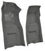 Molded Loop Front Interior Carpet for 1969-1970 Chevy Corvette Coupe and Roadster [4-Speed, OE Jute Backing, Gunmetal Gray] - image 2