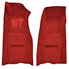 Molded Loop Front Interior Carpet for 1969-1970 Chevy Corvette Coupe and Roadster [4-Speed, Mass Backing, Red] - image 1