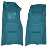 Molded Loop Front Interior Carpet for 1969-1970 Chevy Corvette Coupe and Roadster [4-Speed, Mass Backing, Medium Blue] - image 1