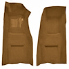 Molded Loop Front Interior Carpet for 1969-1970 Chevy Corvette Coupe and Roadster [4-Speed, Mass Backing, Medium Saddle] - image 1