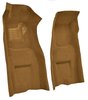 Molded Loop Front Interior Carpet for 1969-1970 Chevy Corvette Coupe and Roadster [4-Speed, Mass Backing, Medium Saddle] - image 2