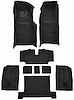 Molded Loop Complete Interior Carpet for 1969 Chevy Corvette Coupe & Roadster [Automatic, Mass Backing, Black] - image 1