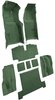 Molded Loop Complete Interior Carpet for 1969 Chevy Corvette Coupe & Roadster [Automatic, Mass Backing, Dark Green] - image 2