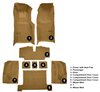 Molded Loop Complete Interior Carpet for 1969 Chevy Corvette Coupe & Roadster [Automatic, Mass Backing, Medium Saddle] - image 4
