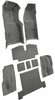 Molded Loop Complete Interior Carpet for 1969 Chevy Corvette Coupe & Roadster [Automatic, Mass Backing, Gunmetal Gray] - image 2