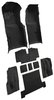 Molded Loop Complete Interior Carpet for 1969-1970 Chevy Corvette Coupe & Roadster [Automatic, OE-Style Jute Backing, Black] - image 2
