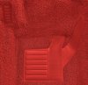 Molded Loop Complete Interior Carpet for 1969-1970 Chevy Corvette Coupe & Roadster [Automatic, OE-Style Jute Backing, Red] - image 3