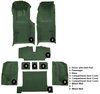 Molded Loop Complete Interior Carpet for 1969-1970 Chevy Corvette Coupe & Roadster [Automatic, OE Jute Backing, Dark Green] - image 4