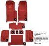 Molded Loop Complete Interior Carpet for 1969-1970 Chevy Corvette Coupe & Roadster [Automatic, Mass Backing, Red] - image 4