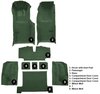 Molded Loop Complete Interior Carpet for 1969-1970 Chevy Corvette Coupe & Roadster [Automatic, Mass Backing, Dark Green] - image 4