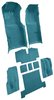 Molded Loop Complete Interior Carpet for 1969-1970 Chevy Corvette Coupe & Roadster [Automatic, Mass Backing, Medium Blue] - image 2