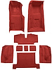 Molded Loop Complete Interior Carpet for 1969 Chevy Corvette Coupe & Roadster [4-Speed, Mass Backing, Red] - image 1