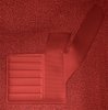Molded Loop Complete Interior Carpet for 1969 Chevy Corvette Coupe & Roadster [4-Speed, Mass Backing, Red] - image 3