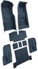 Molded Loop Complete Interior Carpet for 1969 Chevy Corvette Coupe & Roadster [4-Speed, Mass Backing, Dark Blue] - image 2