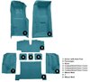 Molded Loop Complete Interior Carpet for 1969 Chevy Corvette Coupe & Roadster [4-Speed, Mass Backing, Medium Blue] - image 4