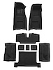 Molded Loop Complete Interior Carpet for 1969-1970 Chevy Corvette Coupe & Roadster [4-Speed, Mass Backing, Black] - image 1
