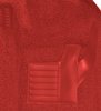 Molded Loop Complete Interior Carpet for 1969-1970 Chevy Corvette Coupe & Roadster [4-Speed, Mass Backing, Red] - image 3