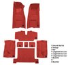 Molded Loop Complete Interior Carpet for 1969-1970 Chevy Corvette Coupe & Roadster [4-Speed, Mass Backing, Red] - image 4