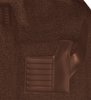 Molded Loop Complete Interior Carpet for 1969-1970 Chevy Corvette Coupe & Roadster [4-Speed, Mass Backing, Dark Brown] - image 3