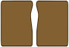 Molded Cut Pile Floor Mats for 1974 C/K Series Chevrolet and GMC Trucks [2-Piece, Automatic/4-Speed, Buckskin] - image 1