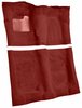 Molded Loop Carpet Fits Select 1973 Buick, Chevrolet, GMC, Oldsmobile, Pontiac A-Body [OE-Style Backing, 4-Speed, Maroon] - image 2