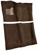 Molded Loop Carpet Fits Select 1973 Buick, Chevrolet, GMC, Oldsmobile, Pontiac A-Body [OE-Style Backing, 4-Speed,Dark Brown] - image 2