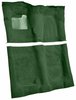 Molded Loop Carpet Fits Select 1973 Buick, Chevrolet, GMC, Oldsmobile, Pontiac A-Body [Mass Backing, 4-Speed, Dark Green] - image 2